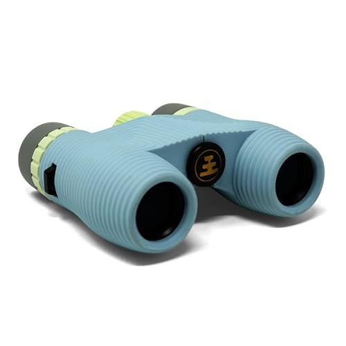 Nocs Provisions Standard Issue 10x25 Waterproof Binoculars, 10X Magnification, Bak4 Prism, Wide View Multi-Coated Lenses for Bird Watching, Hiking & Backpacking - Celeste Blue - Image 1