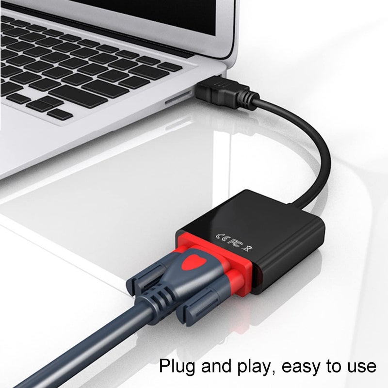 Hdmi male to vga female video 1080p adapter cable - Image 3