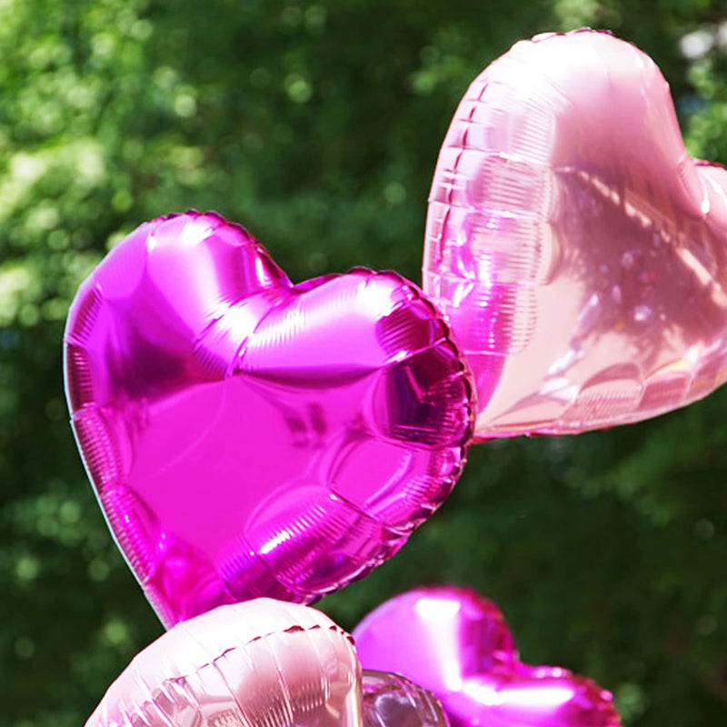 Simple polymer 18 inch Pink Heart Balloons Foil Balloons Mylar Balloons for Party Decoration, Pack of 20 - Image 4