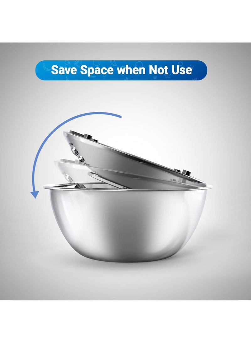 SYOSI Kitchen Digital Scale, Kitchen Food Scale with Bowl, Stainless Steel Kitchen Food Digital Scale for Weight Loss/Baking/Cooking, 5Kg/1g Precision Kitchen Digital Scale, 2 AAA Batteries Included - Image 5