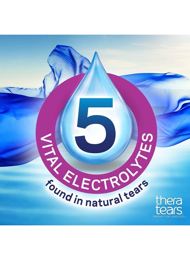 TheraTears Extra Dry Eye Therapy Lubricating Eye Drops for Dry Eyes, 0.5 fl oz Bottle, 2 Count(Pack of 1) - Image 4