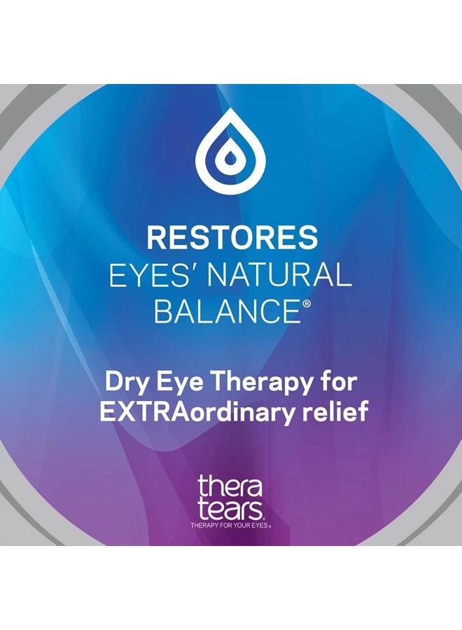 TheraTears Extra Dry Eye Therapy Lubricating Eye Drops for Dry Eyes, 0.5 fl oz Bottle, 2 Count(Pack of 1) - Image 5
