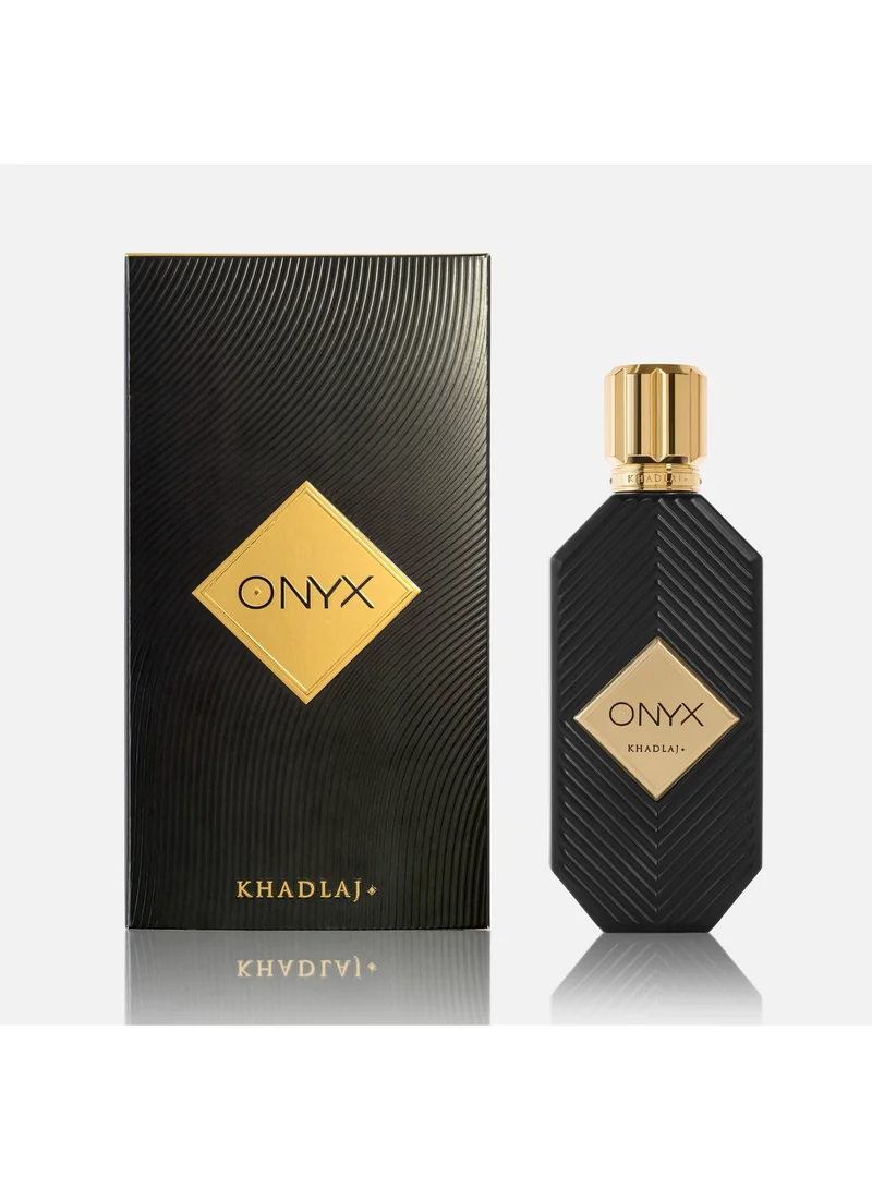 KHADLAJ PERFUMES ONYX GOLD 100 ML EDP SPRAY FOR MEN