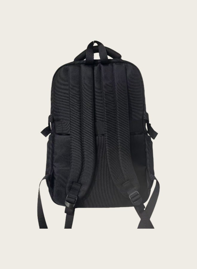 Beautiful Knowledge Black Student Backpack, Fashion Backpack, Ergonomic Backpack, Lightweight Backpack, Adjustable Shoulder Strap Backpack, Minimalist Aesthetic Student Backpack.  - Image 2