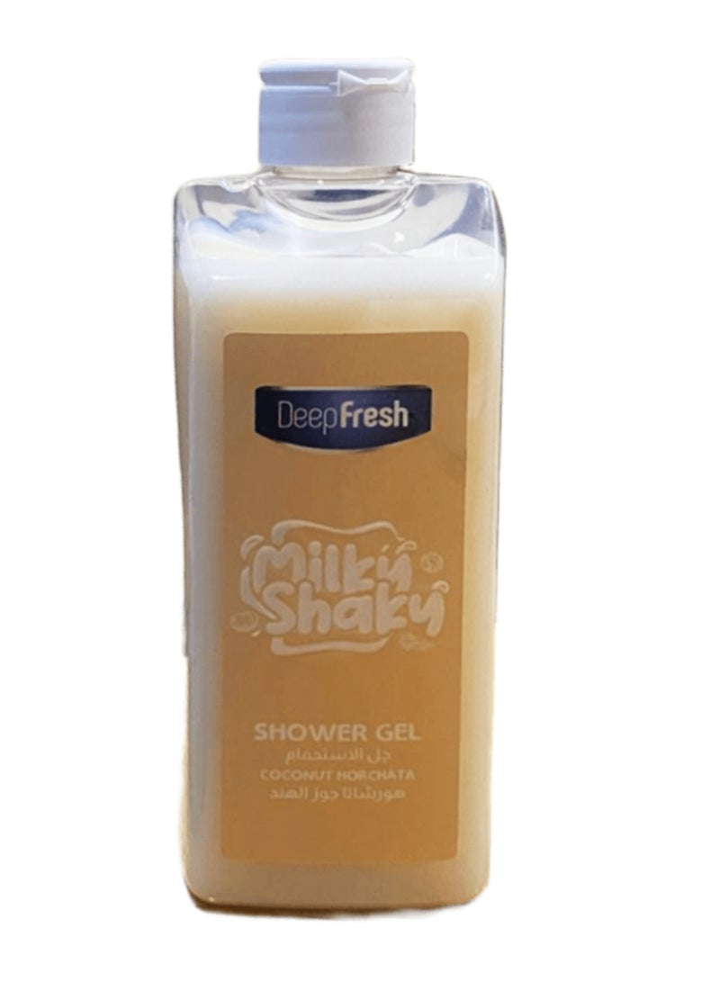 Deep Fresh Milky Shaky Shower Gel With Coconut Horchata 500 Ml