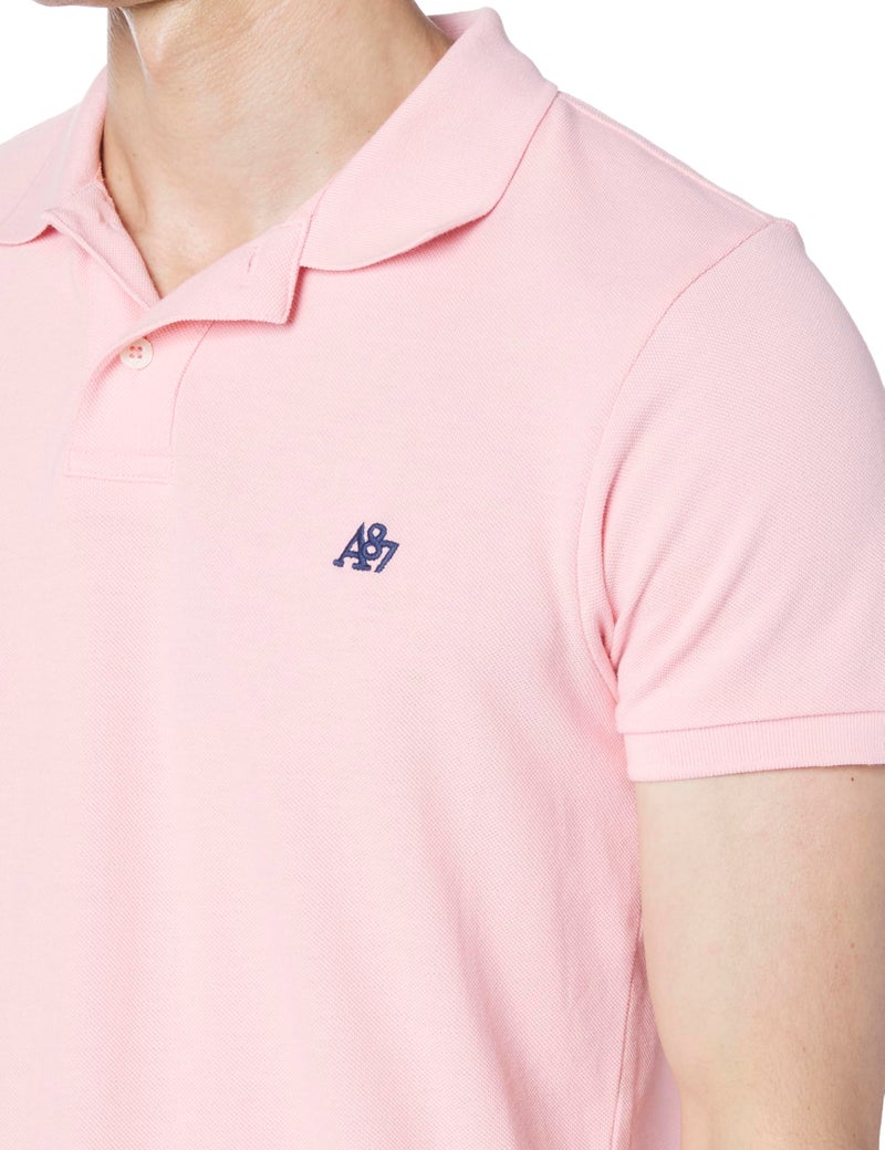 Aeropostale ايرو A87 بولو صلب بيك، بينك دريم، L - Image 3