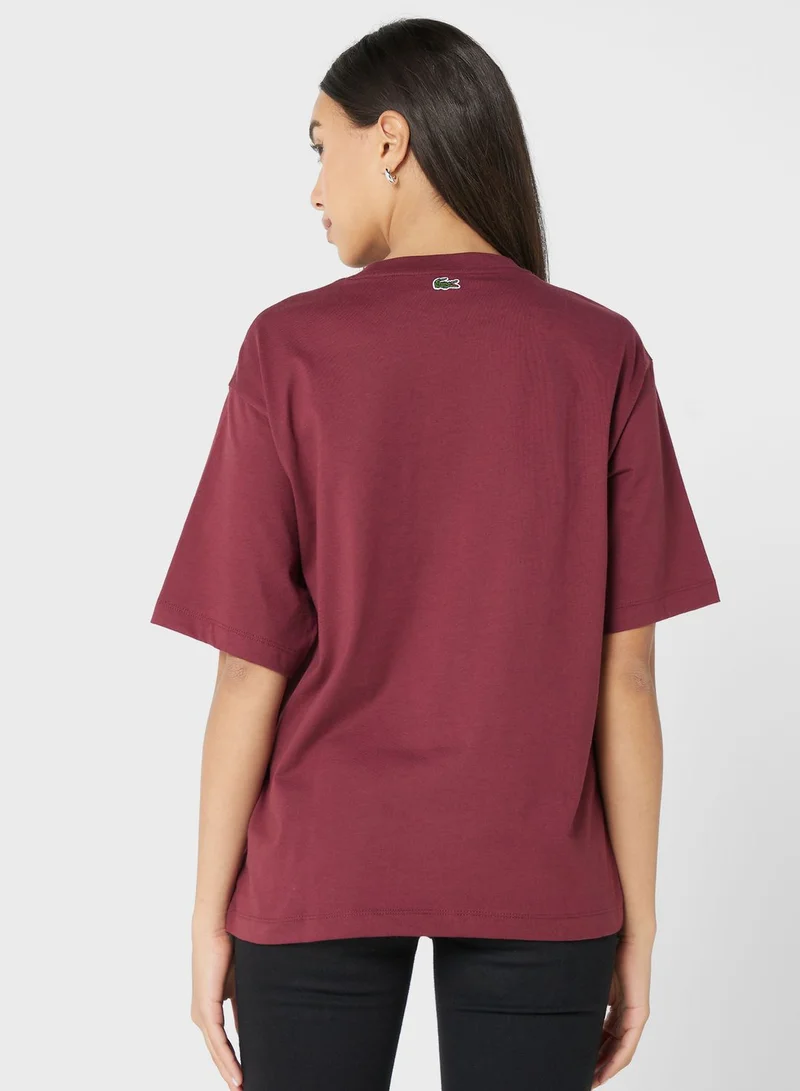 LACOSTE Crew Neck T-Shirt