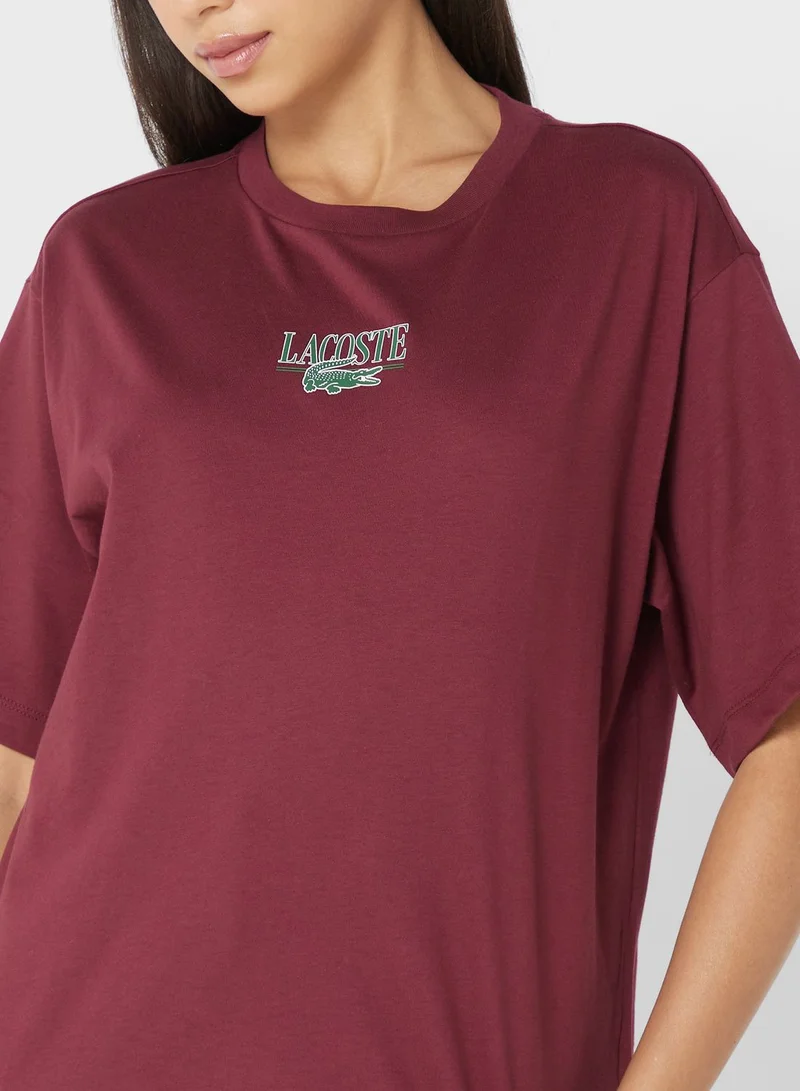 LACOSTE Crew Neck T-Shirt