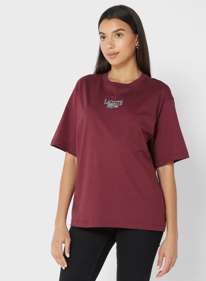 LACOSTE Crew Neck T-Shirt