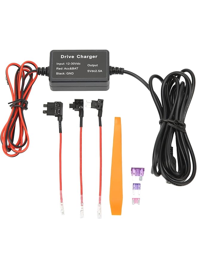 Generic Dash Cam Hardwire Kit, Hardwire Kit Dash Cam Hardwire Kit With High Performance Mini Usb For Gps Navigator - Image 3