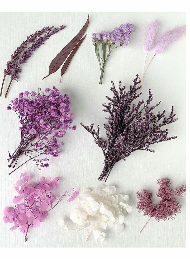 KASTWAVE Real Dried Leaf Flowers Plant Herbarium for Craft Jewelry Making DIY Art Crafts, Floral Decorations Candle Decoration Resin Jewelry Crafts Nails Decor Soap - Image 4