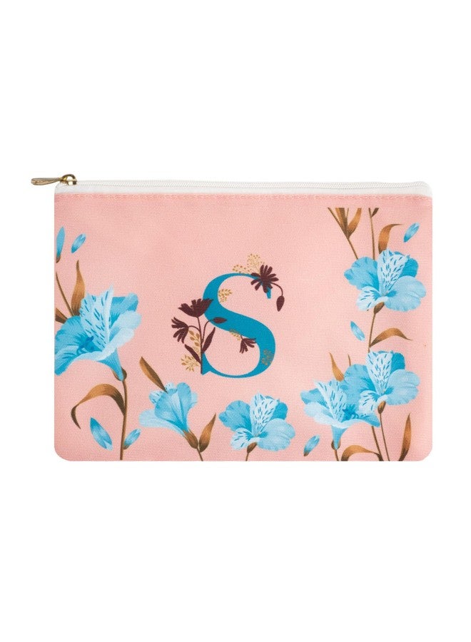 DOODLE Multifunctional Cosmetic Pouch|Pouch for Girls|Makeup Organizer|Toiletry Bag|Perfect for Daily Use, Vacation, Business Trip - (Monogram - S) - Image 4