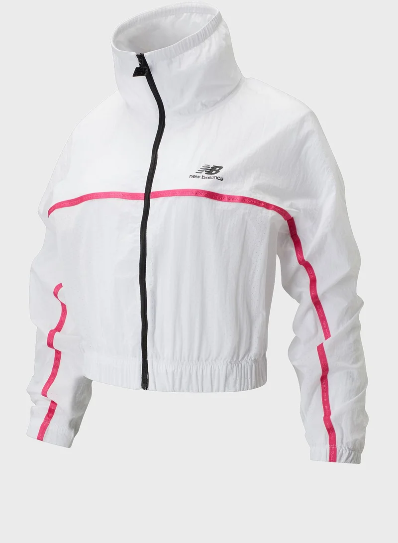 New Balance Athletics Tokyo Nights Mesh Bomber Jacket