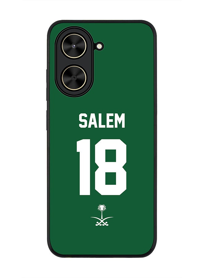 Stylizedd For Xiaomi Poco C71 / Redmi A5 4G Case,Slim fit Camera Protection, Shockproof Thin Phone cover  - Football - Saudi Arabia,  Salem