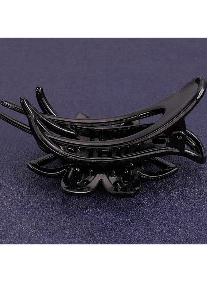 YANWENX Flower Rhinestones Hair Clips Duckbill Clip Ponytail Clips Hair Barrettes Decorative Clips Hair Accessories for Women (Red Pink Pack Of 1) - Image 5