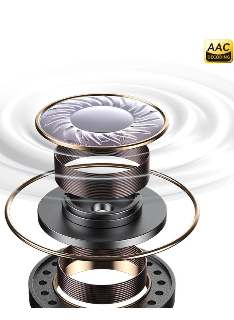 أوسامس سماعات أذن TWS من سلسلة TD - مكبر صوت ديناميكي مقاس 13 مم، جودة صوت عالية الدقة، صوت AAC بدون فقدان، وقت تشغيل لمدة 5 ساعات، تصميم مريح نصف داخل الأذن - Image 4