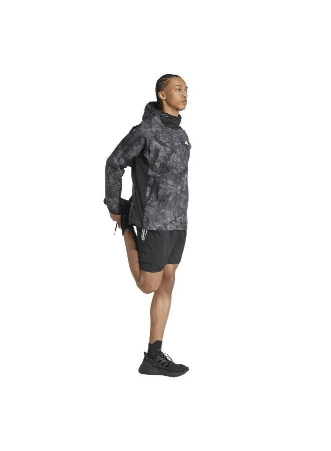 Adidas Otr Sd Hood Un Grey Running Sweatshirts For Unisex XS