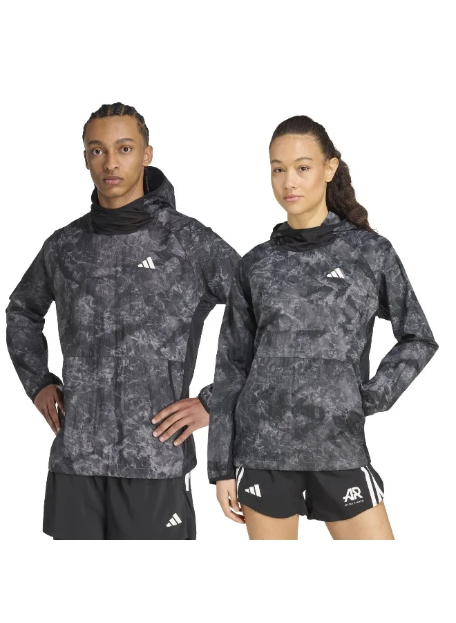 Adidas Otr Sd Hood Un Grey Running Sweatshirts For Unisex XS