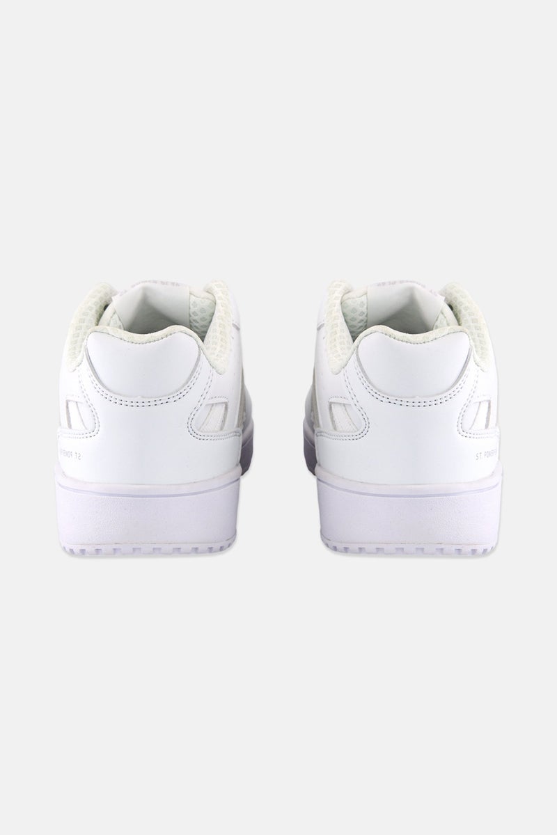 Hummel Kids Boy Lace Up Outdoor Shoes, White - Image 3