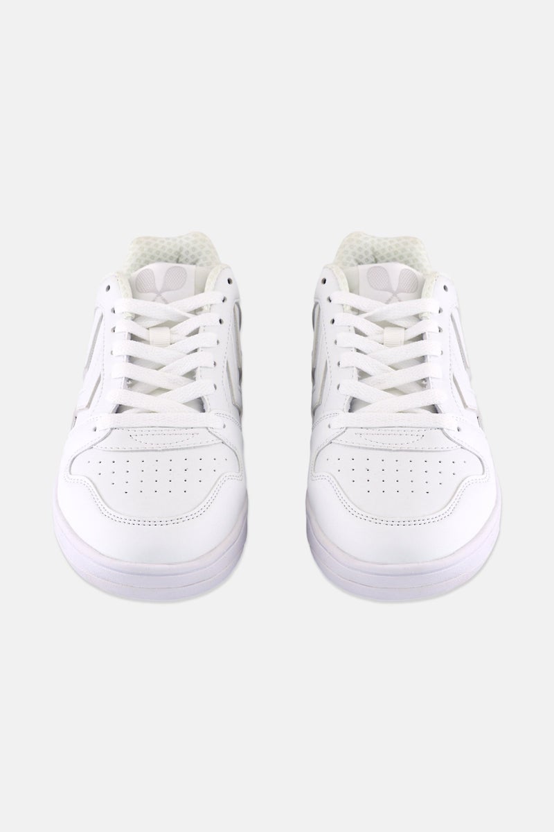 Hummel Kids Boy Lace Up Outdoor Shoes, White - Image 4