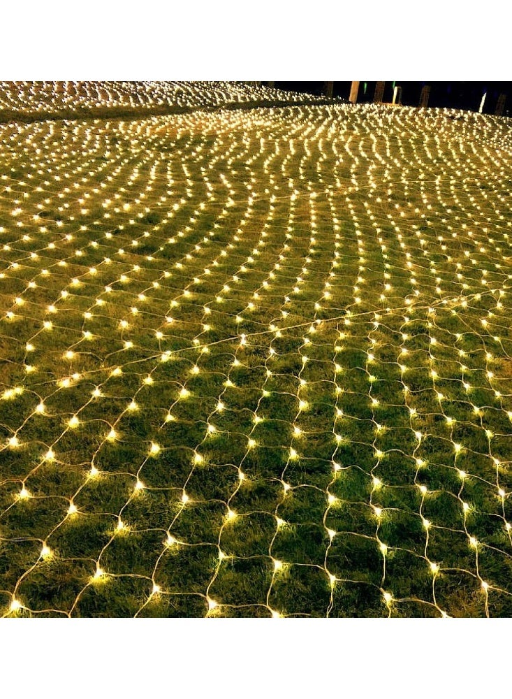 Hummer Curtain light string 3×3 meters, yellow light color - Image 3