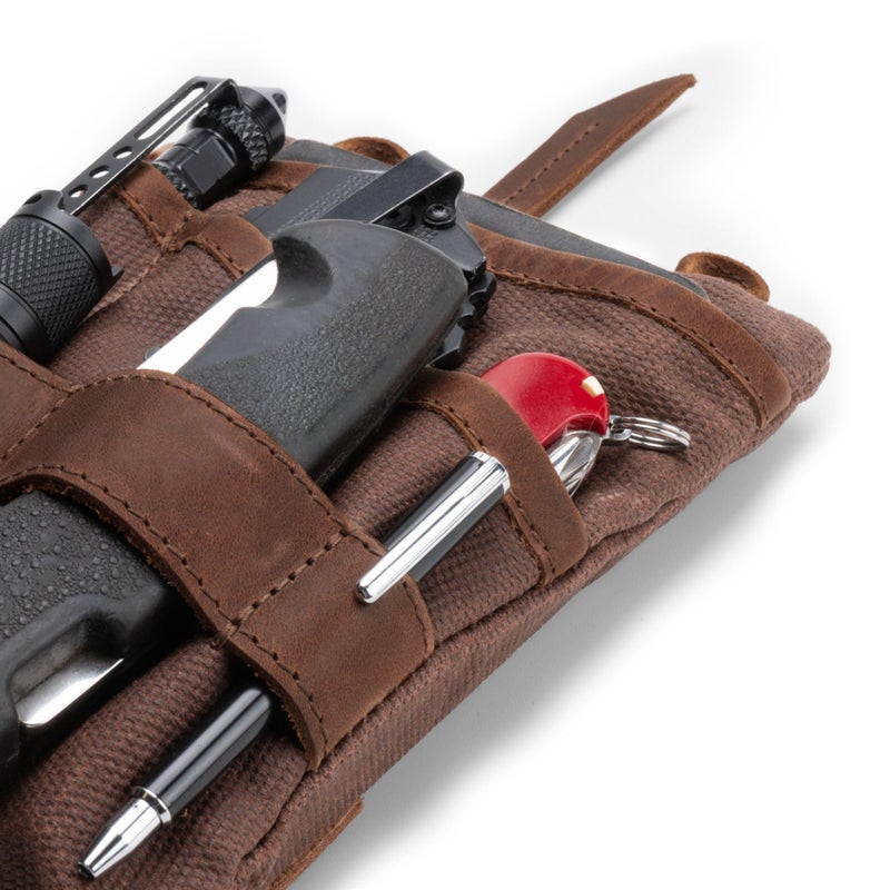 Hide & Drink EDC Pouch XL - Multi-Tool Pocket Organizer for Men - Durable EDC Gear/Tool Pouch - Ideal Travel Accessories - EDC Organizer Bag/Pouch for Everyday Carry, Tactical Gear, Travel - Image 3
