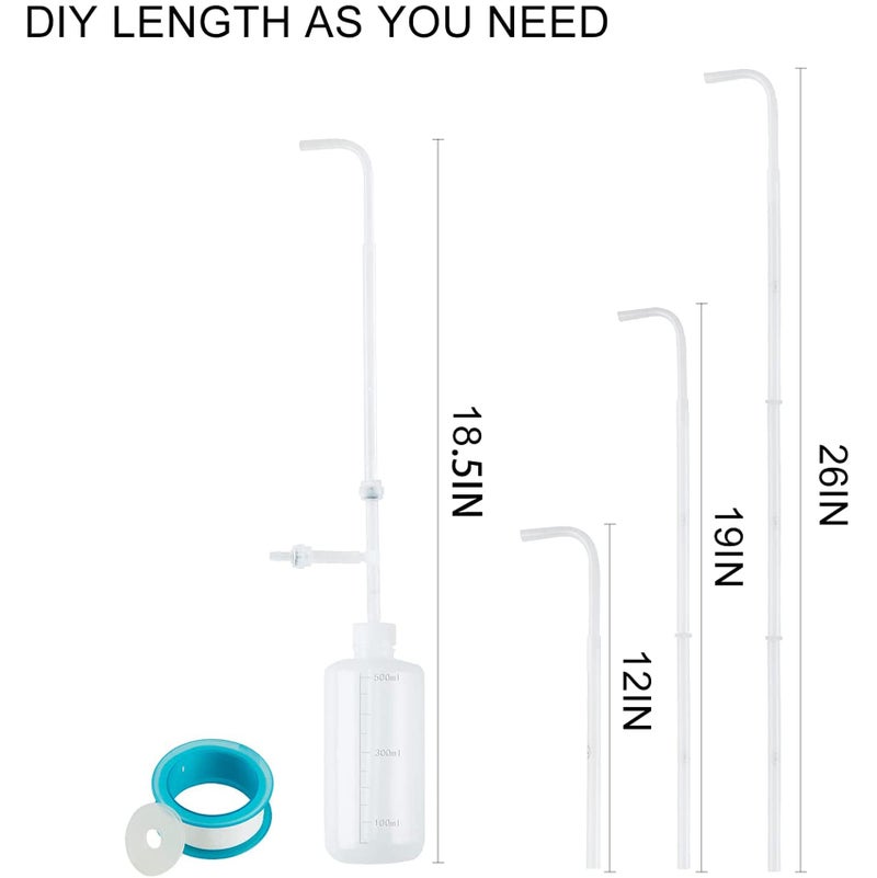 BKSAI Hanging Plant Plant Watering Bottle Update Multifunction Watering can with Long Spout Can Anti-backflow Watering System | Indoor or Outdoor | U.S.A Patent Design - Image 2