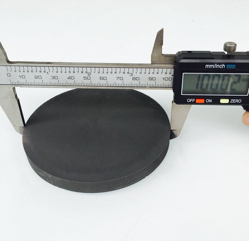OTOOLWORLD 99.9% Purity Graphite Ingot Block EDM Graphite Plate Milling Surface (100MMx10MM) - Image 2