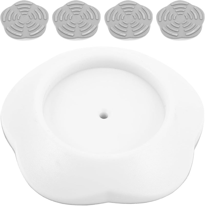 Safety Gate Wall Protector Cups, Non-Slip Plastic Wall Bumpers Guard for Pressure Mounted Gates, 5pcs Set, and Pet Doorway Protection - Image 1
