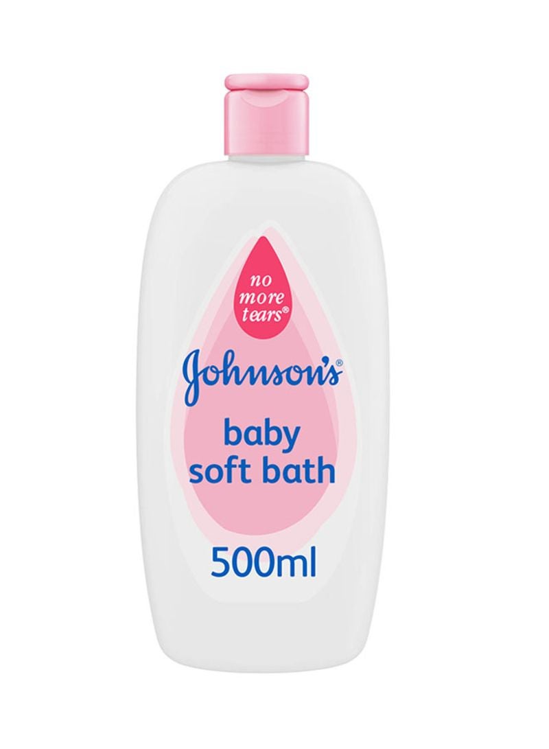 Johnson's No More Tears Soft Bath, 500ml - Image 1