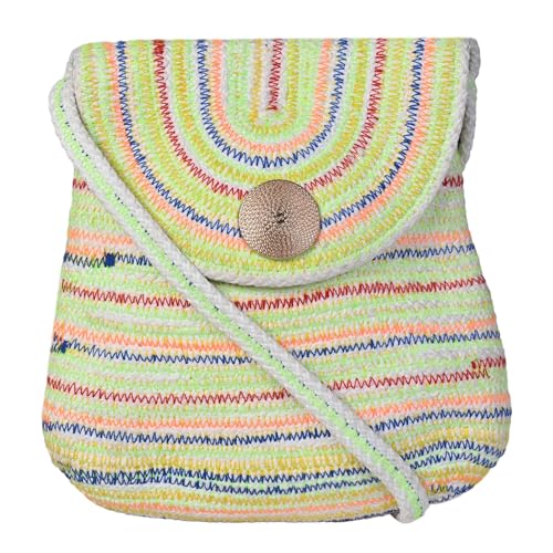 ENSAC Premium Stylish Multicolor Stitiched Juterope Sling & handbag for women & Girls - Image 1