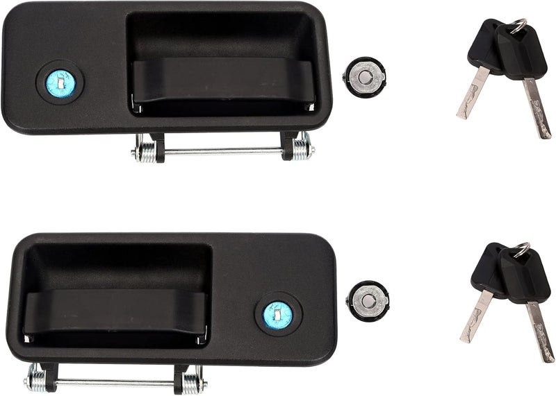 BENERAY Front Exterior Door Handle Set with Keys for Volvo VNL, VHD, VN (2004-2018) - Image 1