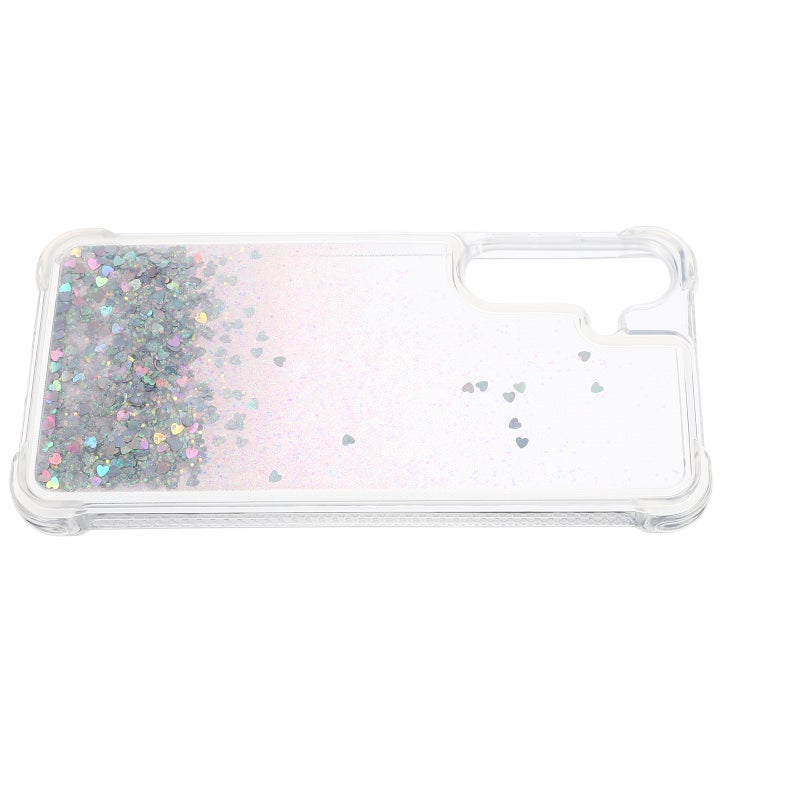 Phone Case: Drop Back Cover - Quicksand Cellphone Shell For Women And Girls Compatible for Samsung S25/ Plus - Image 4
