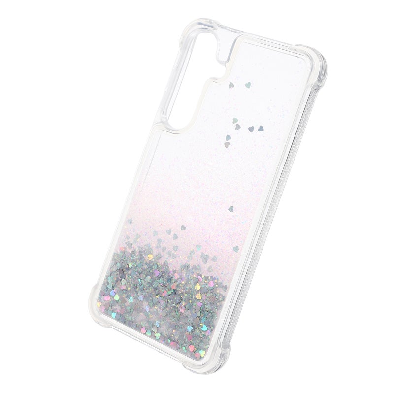 Phone Case: Drop Back Cover - Quicksand Cellphone Shell For Women And Girls Compatible for Samsung S25/ Plus - Image 1