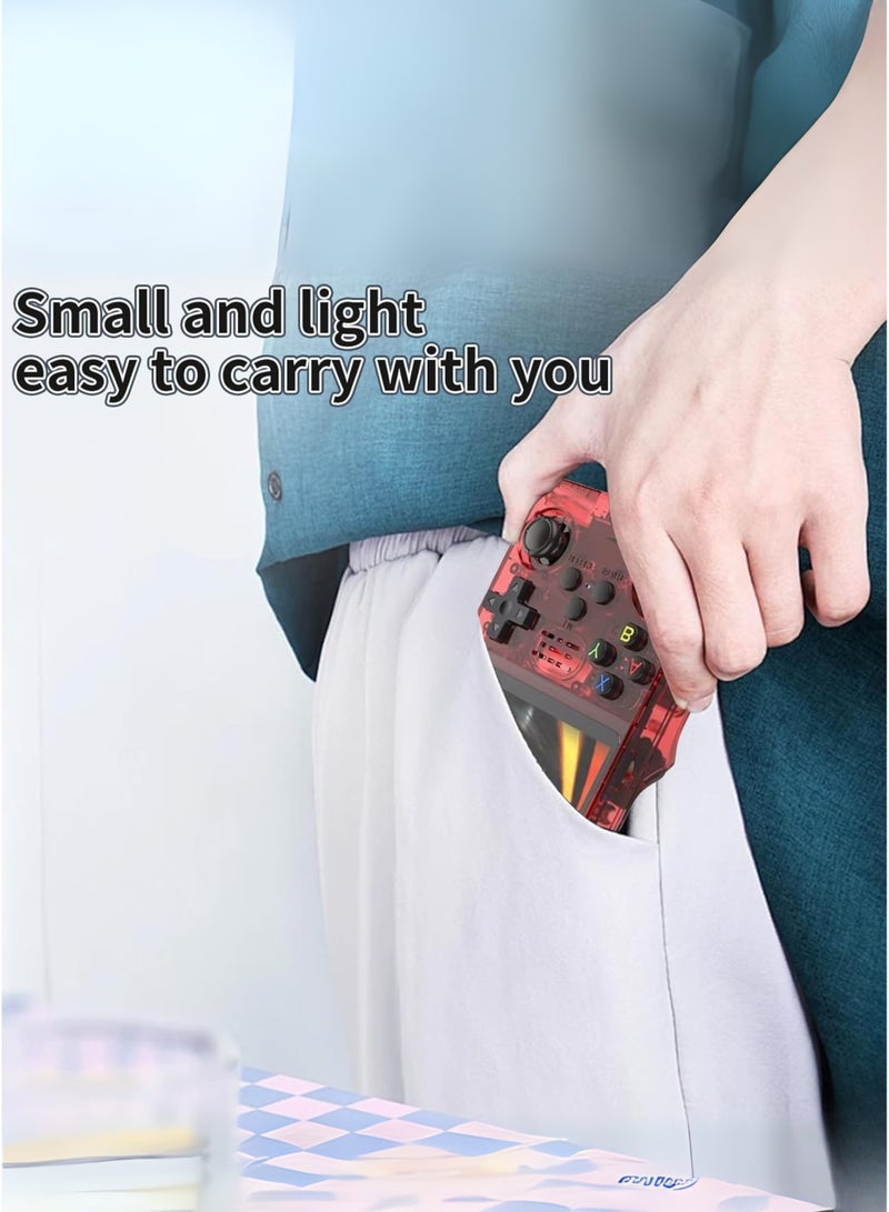 هيبوب وحدة تحكم ألعاب محمولة R36S، شاشة IPS مقاس 3.5 بوصة، نظام Linux مفتوح المصدر، وحدة تحكم ألعاب R36S، بطاقة TF سعة 64 جيجابايت، محاكي 10+، Consola R36S مع عصا تحكم ثلاثية الأبعاد مزدوجة للأولاد والبنات | أزرق - Image 5