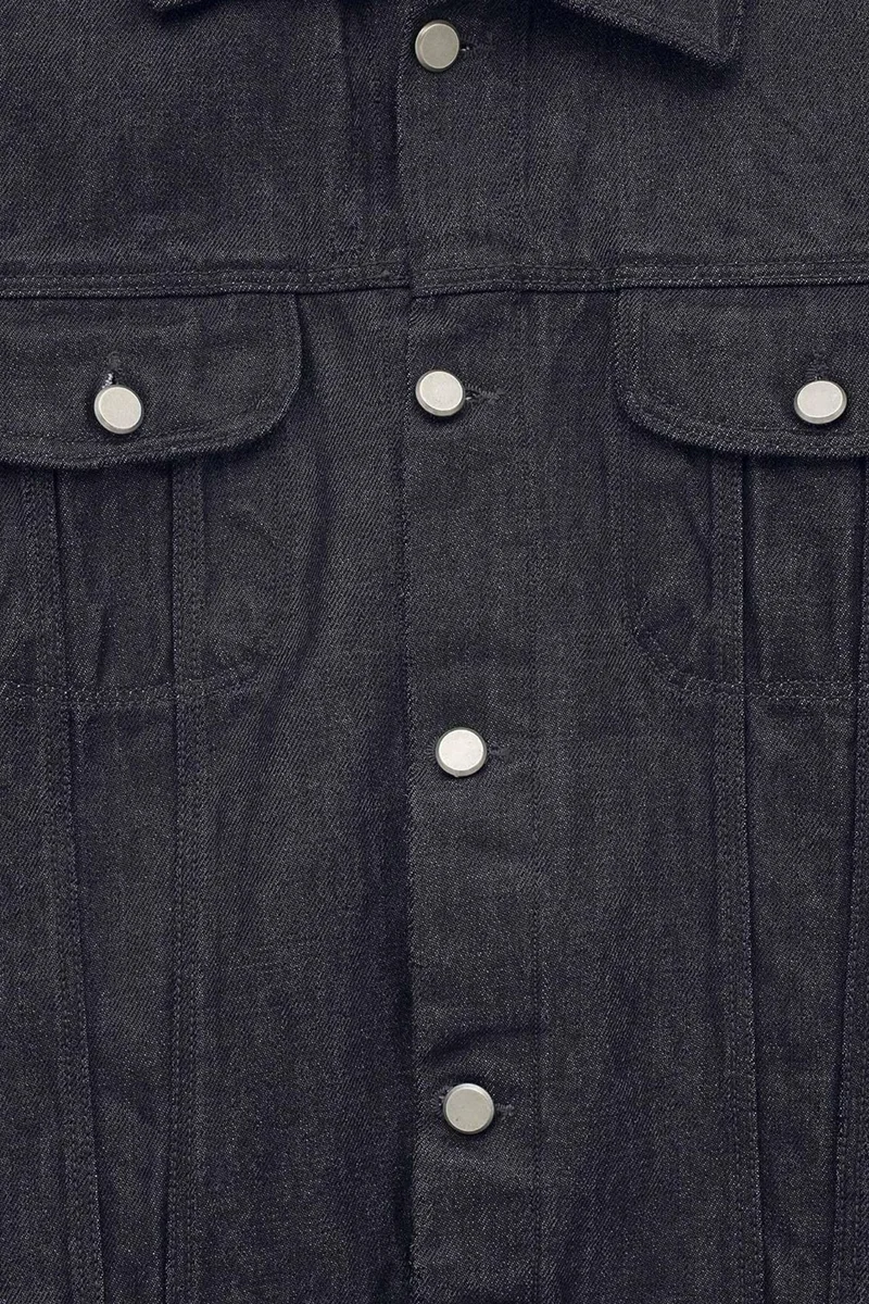 Giesto Dark Blue Denim GIESTO Cotton Waistcoat for Men | Best Price UAE