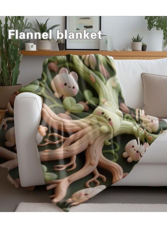 general Baby and children's cartoon flannel thin blanket (warm and comfortable, suitable for sleep, game use) 70cm*100cm - Image 5