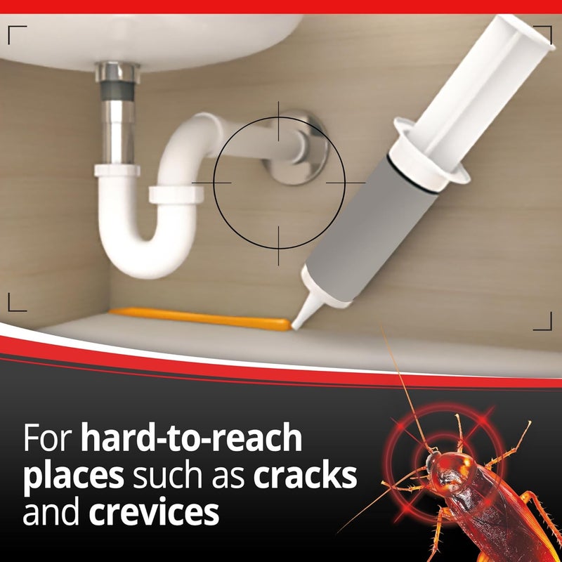 Combat نظام الدفاع الأقصى من ماركة ماكس، طُعم صغير لقتل الصراصير وهلام، 12 قطعة - Image 2