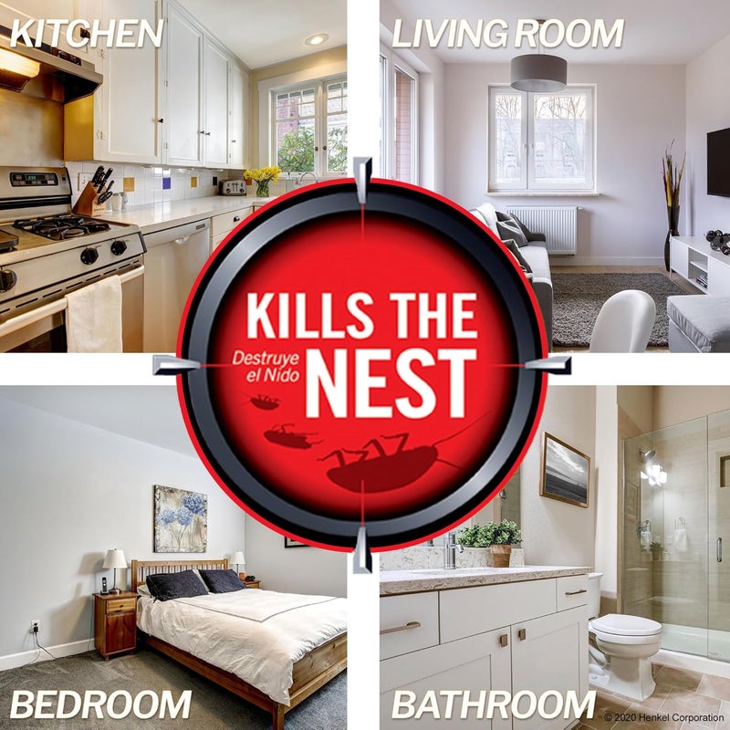 Combat نظام الدفاع الأقصى من ماركة ماكس، طُعم صغير لقتل الصراصير وهلام، 12 قطعة - Image 5