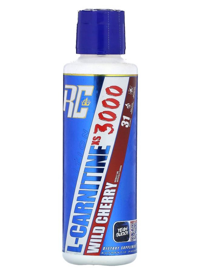 RONNIE COLEMAN Vital Edition L-Carnitine XS 3000 Wild Cherry 16 fl oz (473.28 ml) 