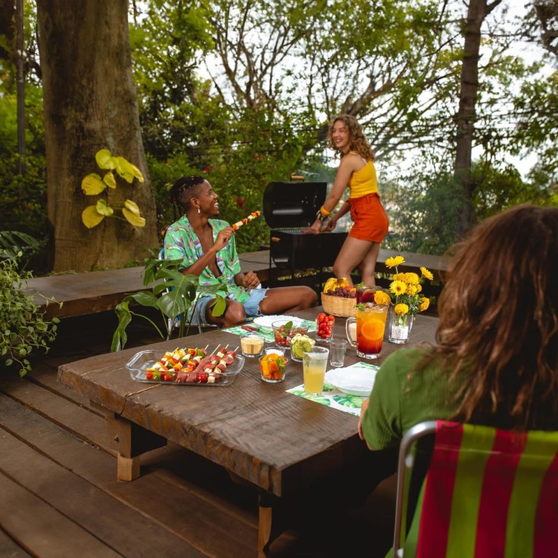 Marinex Large Rectangular Glass Roaster with Plastic Lid 2.9L - Clear - Image 3