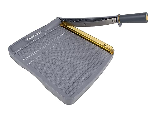 Westcott Titanium Bonded Plastic Guillotine Paper Trimmer, 12" - Image 2