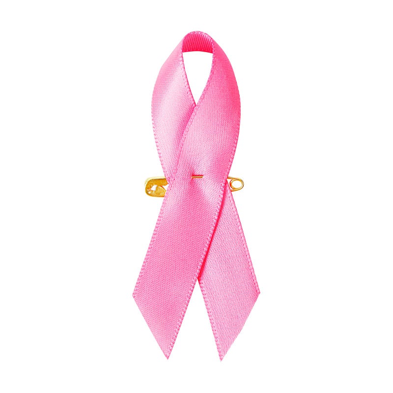 SIMISI RIBBON 200 Pieces Breast Cancer Awareness Accessories Bulk Items Pink Satin Awareness Ribbons with Safety Pins 1.4 x 3 inch - Image 2