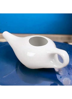 Jala Neti Pot Porcelain Ceramic Neti Pot For Nasal Cleansing Sinus And Passages For Optimal Health (White) - pzsku/Z9E586AAA2F295418828BZ/45/_/1735816206/eb88b608-2b43-462a-8961-297e5a12ae5a