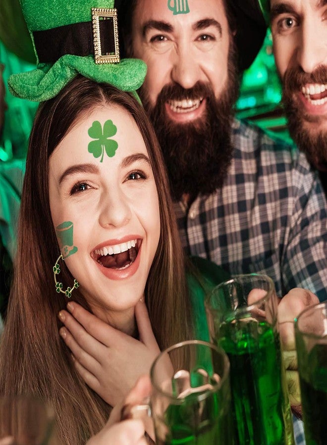DOLLESS St Patricks Day Earrings Irish Green Hat Clover Dangle Earrings shamrock Holiday Earring for Women (Style-F) - Image 2