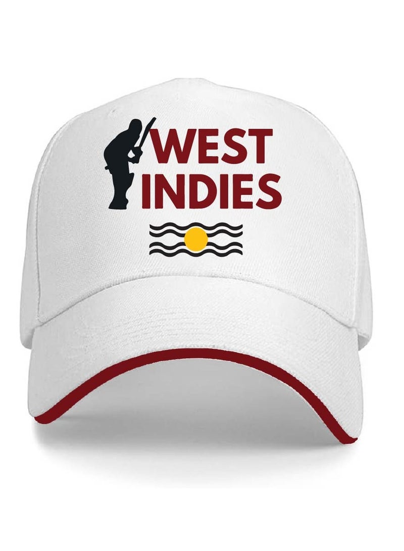 مجموعة هدايا رياضية لعشاق الكريكيت من جزر الهند الغربية للبالغين - عبوة من 3 قطع: حقيبة برباط، علم يدوي، قبعة - مثالية لفعاليات جزر الهند الغربية الرياضية ومباريات الكريكيت - Image 4