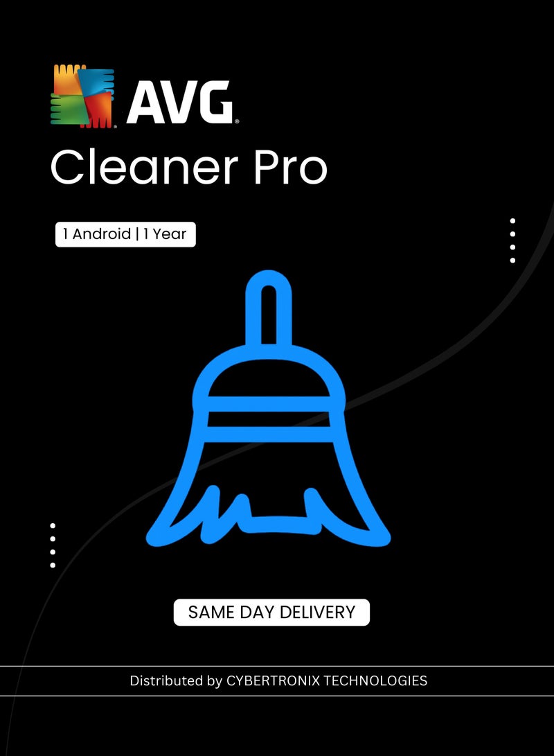 AVG Cleaner Pro | 1 Android Device for 1 Year | Digital License | SAME DAY DELIVERY
