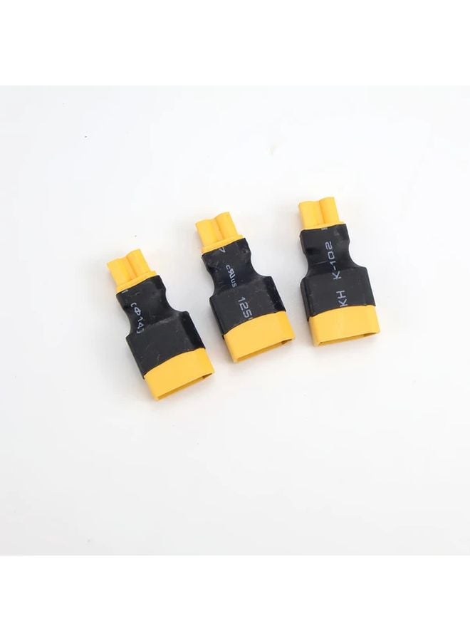 XT60 F To XT30 M 3PCS Parallel Converter Connector High Durability Rubber For RC Vehicle - Image 2