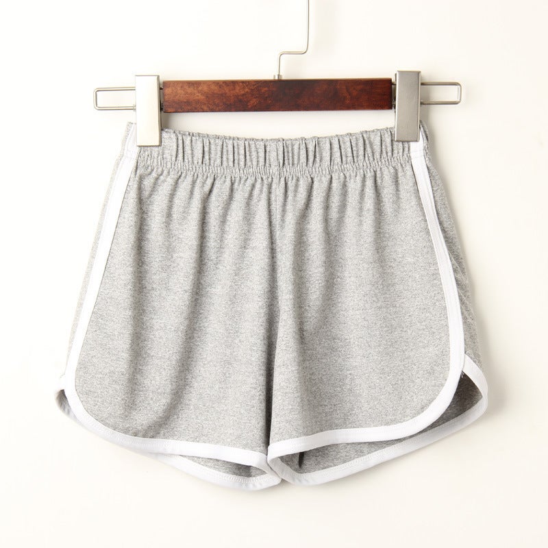 Casual Beach Yoga Hot Pants in Candy Colors Army Green.  - Image 2