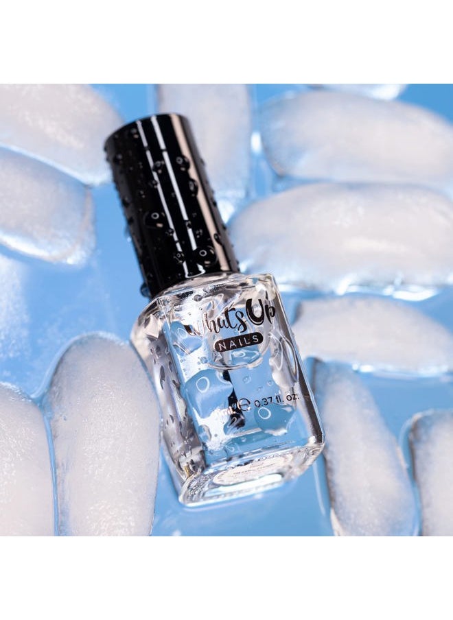 Whats Up Nails - Gloss Over Fast Dry Top Coat Nail Polish Made in USA 21 Free Cruelty Free Vegan Clean - Image 1